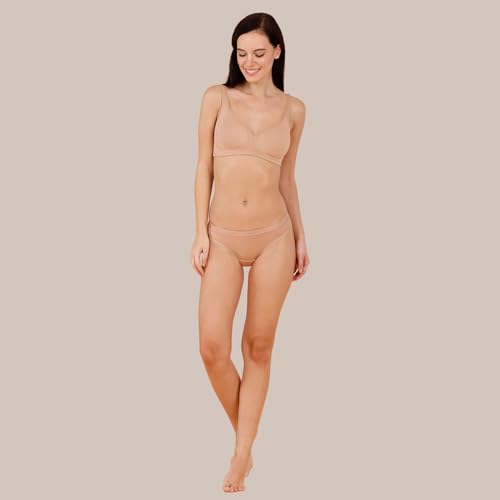 Image of Amante Women's Side Support Shaper Non-Padded Non-Wired Full Coverage Cotton Bra | Seamless Cups | Moisture-Wicking Fabric | High Support Everyday Bra