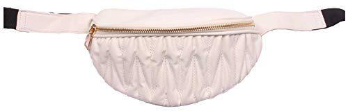 Highlight Company 07-0008 Matelassé - Riñonera, color Blanco, talla Einheitsgröße