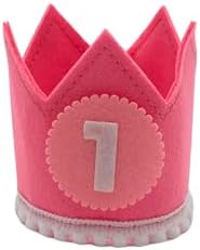 Monthly Baby Milestone Photo Prop Crown - Felt with Interchangeab...
