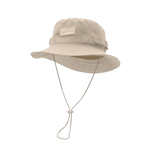 Hairbrella Satin-Lined Waterproof Boonie Bucket Hat Khaki XL