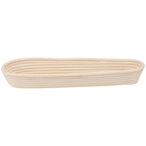 Cesta de fermentación para pan larga de ratán para masas e ingredientes caseros 2