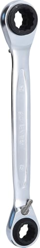 KS Tools 503.4543 4 in 1 GEARplus umschaltbar Doppel Ratschenringschlüssel, 12 x 13 x 14 x 15 mm