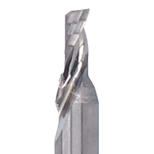 Image of End Mill Spiral CNC Router Bits, 5PCS 3.175x2x4mm Tungsten Steel Engraving Milling Machine Replacement Milling Cutter for PVC Wood Carving Engraving MDF Cutting