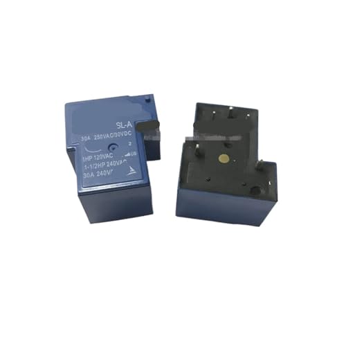 Relé SLA-05VDC-SL-A de 5 pines y 30A para circuitos electrónicos, pack de 2 unidades