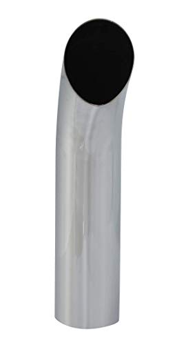5" Od×36" Curved Chrome Exhaust Stack Pipe #TOP1