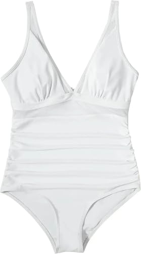Maillot de bain léopard ajouré style cutout et décolleté plongeant mesh - 5