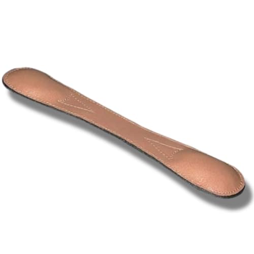 Image of Genuine Leather 8.5 inch Weighted Bookmark for Hands-Free Reading, Book Holder for Cookbooks, Study, and More