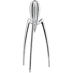 Exprimidor Metalico Manual Alessi PSJS Juici Salif - Exprimidor de aluminio brillante, 14 cm
