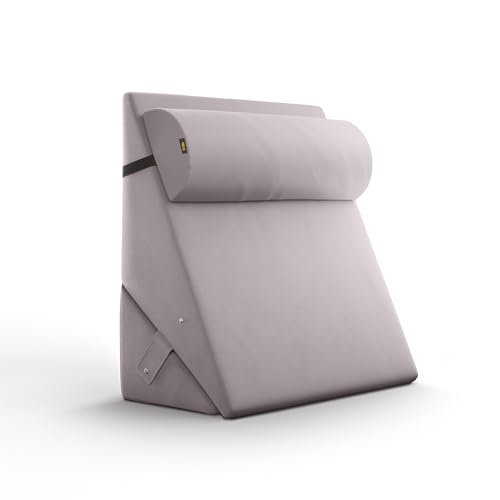 Image of Frido Adjustable Wedge Max Cushion, 12-Way Adjustable Pregnancy Pillow & Leg Elevation Pillow, Relieves Neck, Back & Shoulder Pain, Great for Reading, Sleeping & Relaxing | Slate Grey