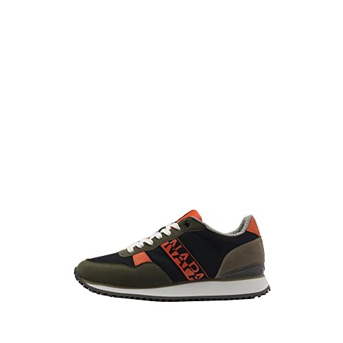Baskets Napapijri Cosmos Toile Homme Vert et Noir