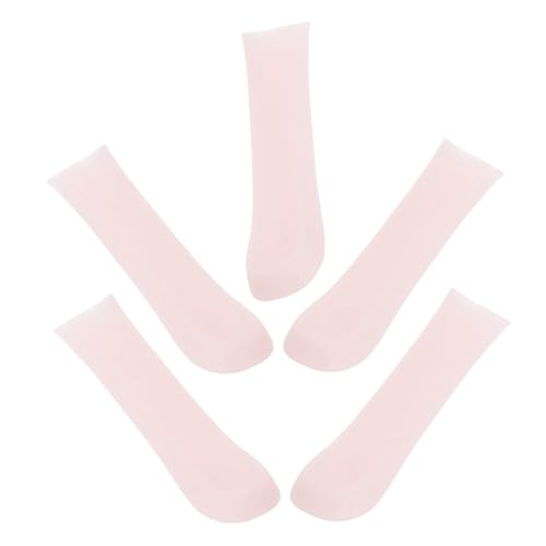 Mikinona 5Pcs Ear Spoon Replacement Tips Soft Silicone Ear Cleaner Heads for Teens Adults Reusable and Safe Ear Wax Removal Tool Pink Compatible with Ear Cleaning Devices