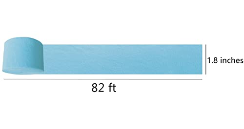 Innofun Birthday Party Crepe Paper Streamers Decoration,Colored Streamer Backdrop,Macaron,6 Rolls 492Ft(1.8 Inch X 82 Ft/Roll) Innofun-0722 #TOP2