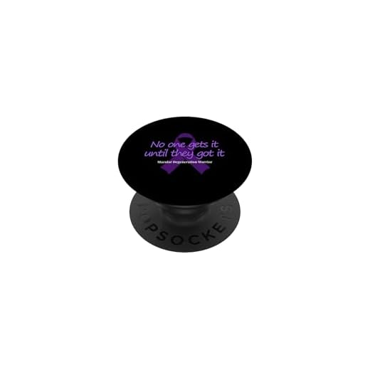 Macular Degeneration AMD ARMD Age-Related Warrior PopSockets Adhesive PopGrip