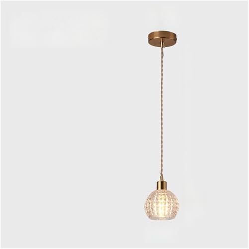 Lampe de chevet suspendue LED cristal pour libérer l'espace nuit