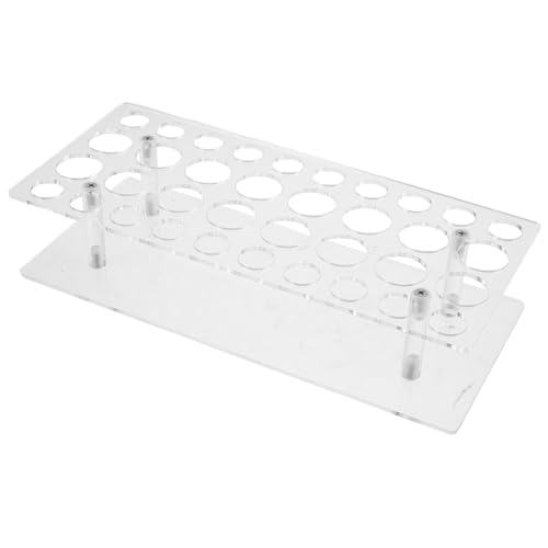 Soporte de perfumes para tocador en acrílico transparente con 36 huecos