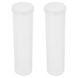 Milisten Recipientes Herméticos Redondos 2 Piezas para Almacenamiento de Galletas y Snacks, Caja Transparente de Plástico Pp, Organizador para Despensa y Cocina Doméstica