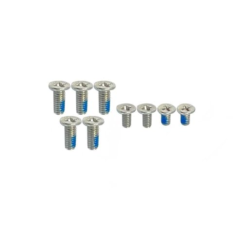 Vis de remplacement pour réparer la coque HP Envy 13-AQ et TPN-W144 lot de 9 argentées