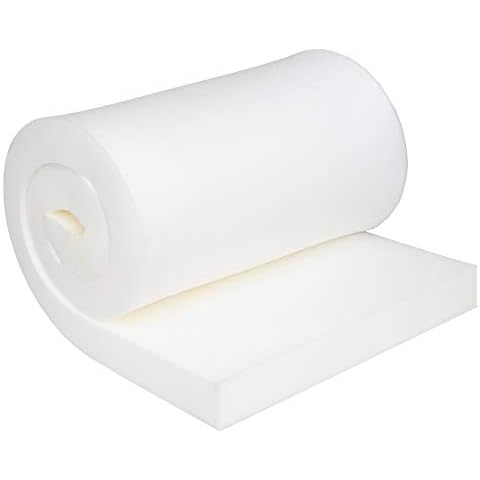 ComfortStyle Replacement Seat Cushion Upholstery Foam Pad for Sofa or Dining Chair, 3" x 24" x 82" CertiPUR-US Certified, EXTRA LONG Cover