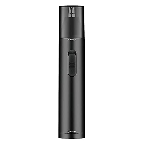 Tondeuse à cheveux oreilles et nez rechargeable USB avec lames à double tranchant pour homme et femme