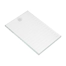 VICASKY Eyelash Extension Glass Pallet Lash Extension Tray Beauty Salon Adhesive Stand