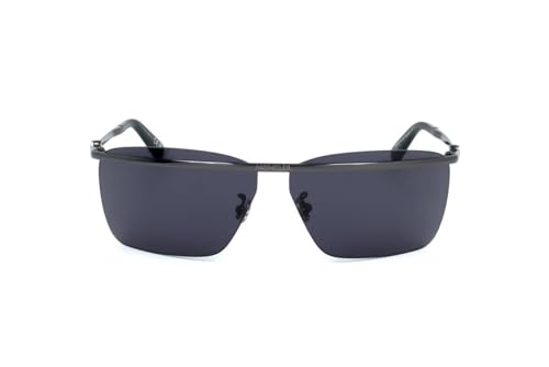 Image of Moncler Sunglasses ML 0257 Niveler 08A Gunmetal, Black /Smoke