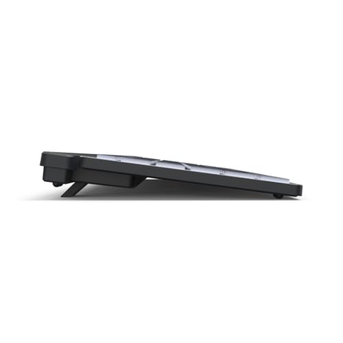 Teclado multitarea Hama WKM-750 inalámbrico con ratón para controlar tres dispositivos 3