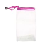 Cabilock Bunte Seifenbeutel 50 Stück mit Kordelzug und Rundem Verschluss Handliches Netz für Schaum und Reinigung Tragbar für Körper und Gesichtsseife Kleines Aufbewahrungsnetz zum