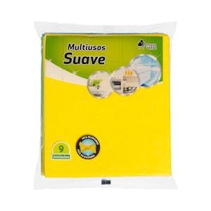 Genérico Bayeta Suave Multiusos Bosque Verde Paquete 9 ud. Pack 2