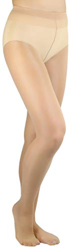 Image of ToBeInStyle Women's Classic Sheer Waist Pantyhose