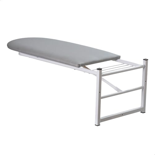 Mesa de Passar Roupa Articulada Dobrável de Parede Branca