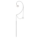 5.0-7.0mm アコヤ真珠 フック＆チェーン イヤーカフ K10 レディース パール イヤーカフ イヤリング [ギフトラッピング済み]