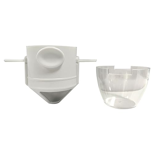 Jeenuuder - Filtro de café plegable con soporte para cafetera portátil para oficina, casa, viaje, campamento -B