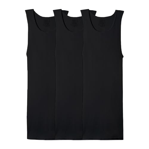 La mejor selección de Fruits Of The Loom , listamos los 10 mejores. 45 Fruit Of The Loom Camiseta Atletica, Ropa Interior Hombre, Negro (Black), CH