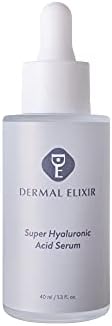 Dermal Elixir Super Hyaluronic Acid Facial Serum 40ml, Super Hydration, Hydrating & Lightweight, Oil-free, All Skin Type