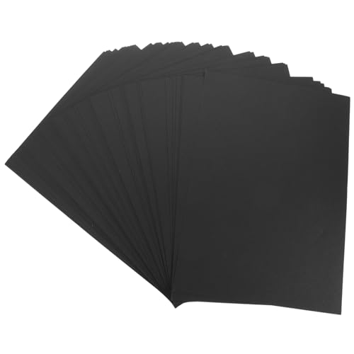 Papier cartonné noir A4 épais pour dessin et loisirs créatifs durables