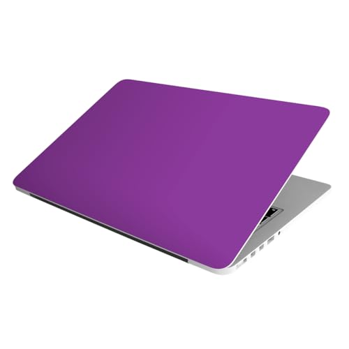 Image of Laptop Skin Stickers HD Quality Sticker for Laptops Upto 15.6 inch (Dustproof|Waterproof|Scratchproof|Reusable) - BE Lavender (2092)
