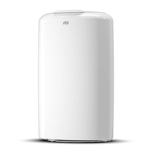 Tork 563000 Cubo de basura abierto Elevation Blanco/Papelera sólida - sin tapa - compatible con bolsas de plástico de Tork B1, 50 litros