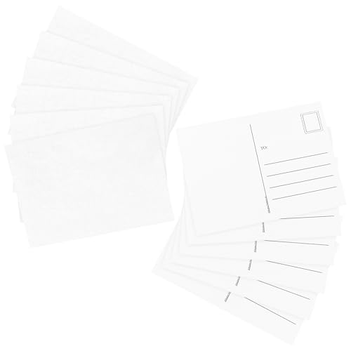 Cartes postales blanches 10,2x13,7 cm pour invitations de mariage et de remerciement