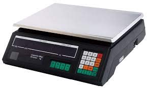 EISEN bascula Peso balanza Comercial Digital 40kg Precision 1 GR Bandeja INOX Lisa