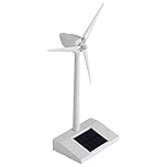 Windmill Toy Wind, Mini Solar Energy Wind Mill Toy Turbine Model for Kids Solar Power Teaching Tool Home Decoration Desk Figurine Kids Children Science