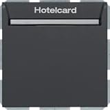 Tarjetero hotel electrónico, S/B, antracita