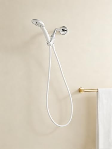 White Handheld Showerhead with 60