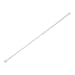 Curtain Rod - TOOGOO(R)Spring Loaded Extendable Telescopic Net Voile Tension Curtain Rail Pole Rod Rods White 40-75cm