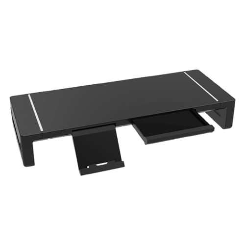 Monitor Stand Riser - 20.47x7.87x3.35 pulgadas Monitor Stand con cajón | Oraganizador de escritorio | Soporte multifuncional | Supervise el elevador de la impresora para el trabajo para la mesa de la
