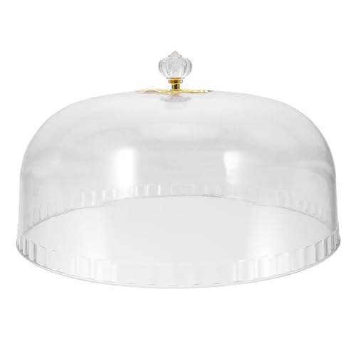 COLLBATH Campana para Tartas Transparente Cubierta para Alimentos Multifuncional Protector Antipolvo para Pastel Queso Cupcakes Fiestas y Bodas