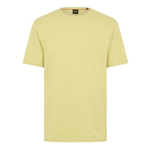 BOSS Mens HBO Tales T-Shirt, Premium Cotton Short Sleeve Beige 267 M