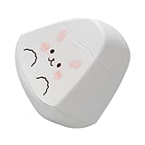 HOOTNEE Mini Cartoon Mülleimer mit Deckel Kleiner Tischabfalleimer aus Robustem PP Niedliches Design für Büro Schlafzimmer Schreibtisch Vielseitiger Desktop Abfallbehälter Dekorativ und