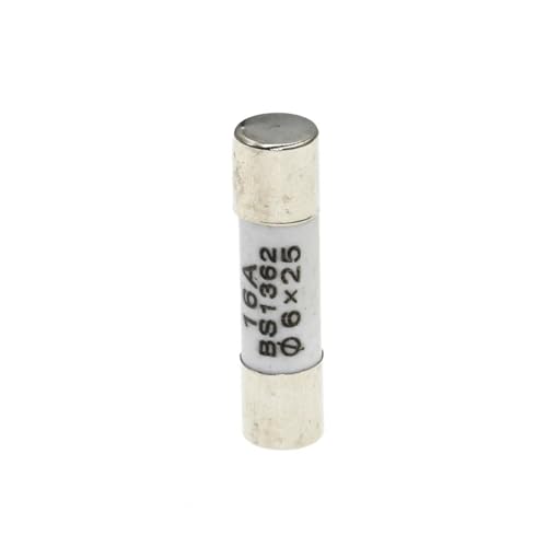 Ceramiczny bezpiecznik sieciowy do użytku domowego, 10 szt. 6 * 25mm 25 tuba ubezpieczeniowa 6x25MM 0,5A 1A 2A 3A 6A 7A 8A 10A 15A 20A 25A 30A 250V RO57 bezpiecznik BS1362(10PCS 0.5A)