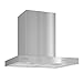 Produktbild Klarstein Zarah Dunstabzugshaube - Wandabzugshaube, 60 cm breit, 213 W, max. 620 m³/h Abluftleistung, LED Beleuchtung, niedriges Betriebsgeräusch, Edelstahlgehäuse, inkl. Montage-Set, silber