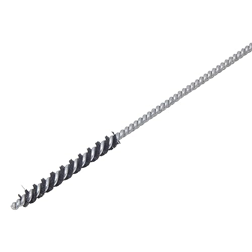 Image of Brush Research 84 Spiral Twist Brush, Nylon 6 /12, Single Stem, 3 /16 inch Diameter, 0.005 inch Wire Diameter, 6-1 /2 inch Shank Length, 8 inch Length, Hand Brush (Pack of 12)